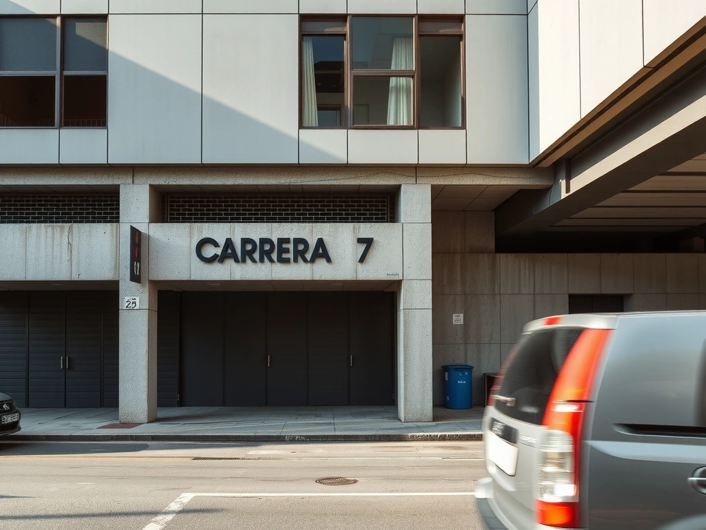 Fachada de la oficina visaroa en Bogotá