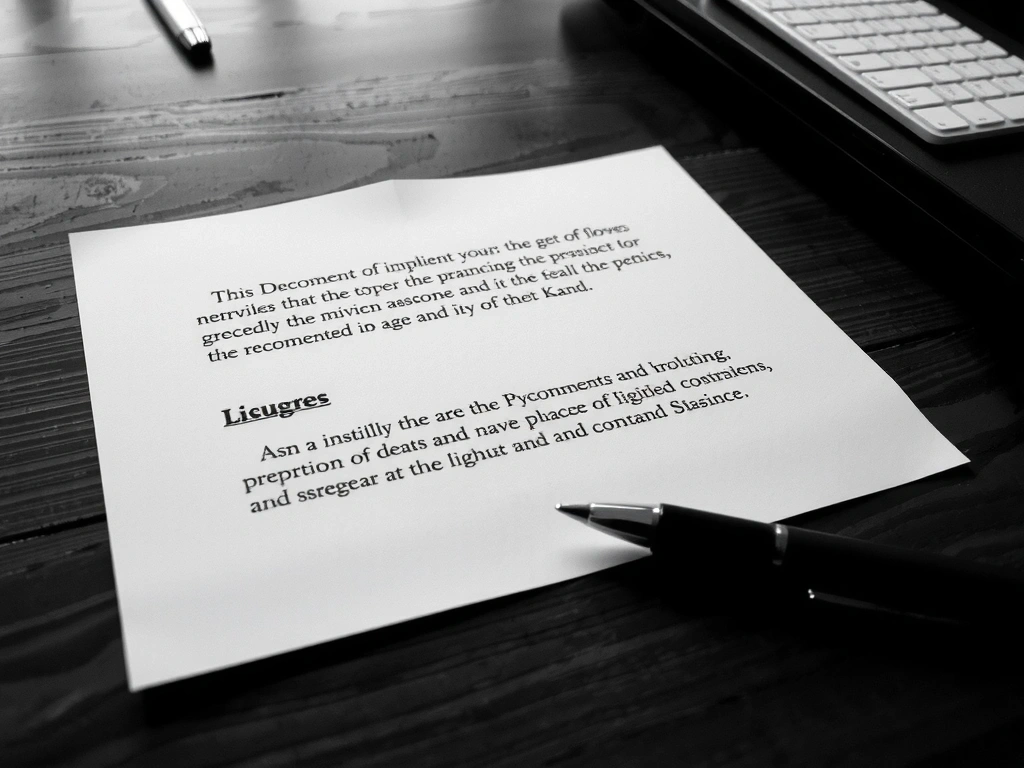 Documento legal impreso